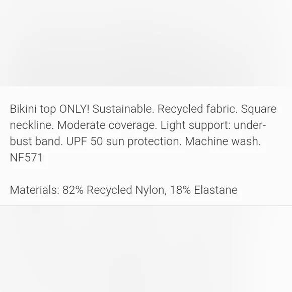 NWT Madewell Bikini Top - Picture 4 of 4